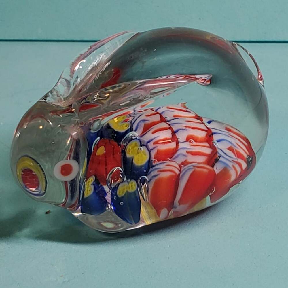 Glass Rabbit Figurine - 1" - Picture 3 of 4